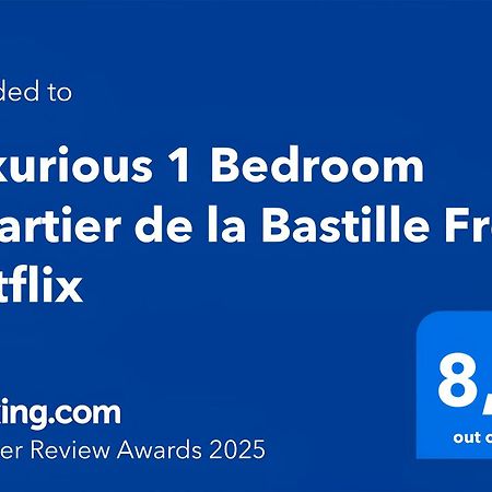 Luxurious 1 Bedroom Quartier De La Bastille Free Netflix Paris Ngoại thất bức ảnh