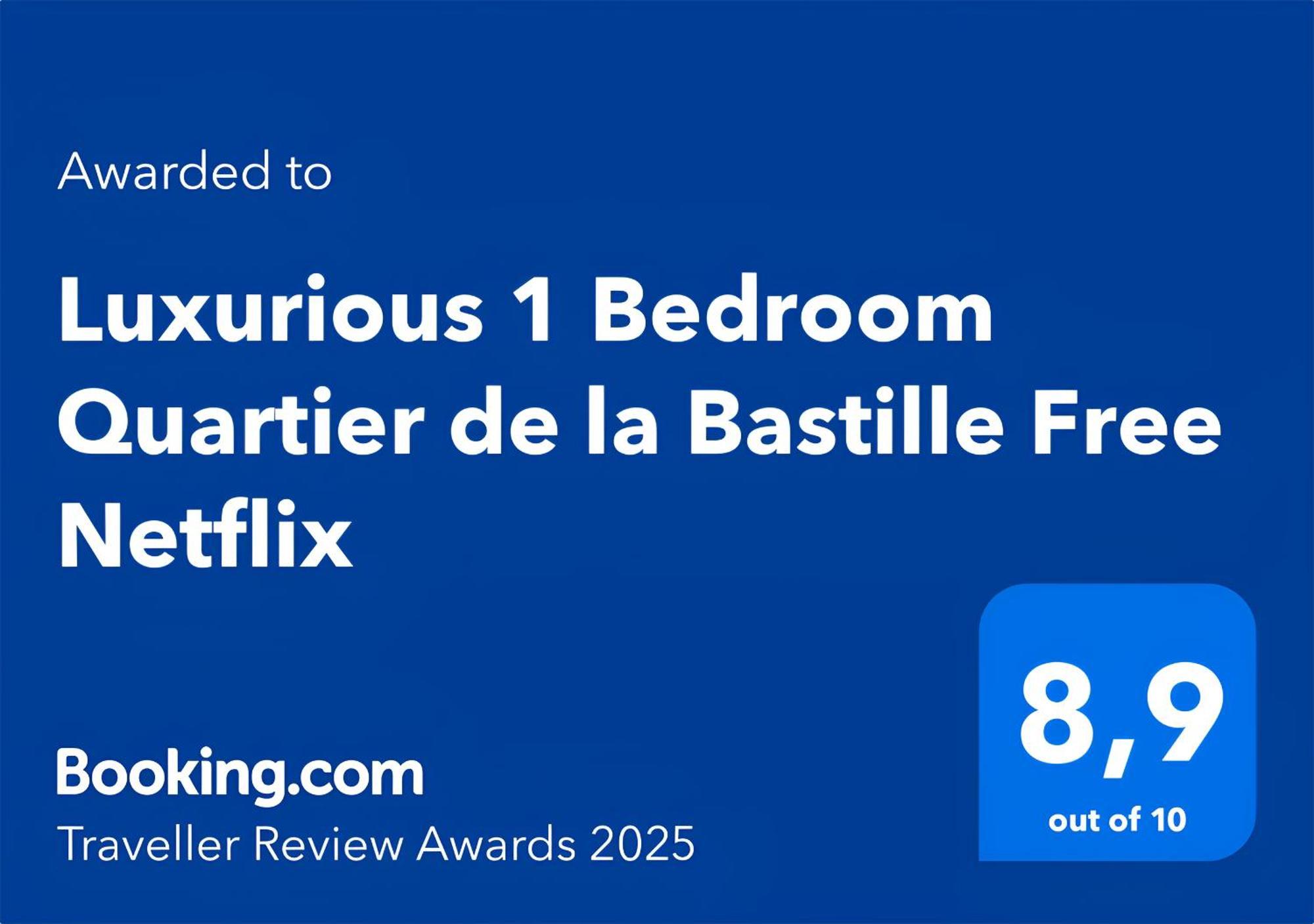 Luxurious 1 Bedroom Quartier De La Bastille Free Netflix Paris Ngoại thất bức ảnh