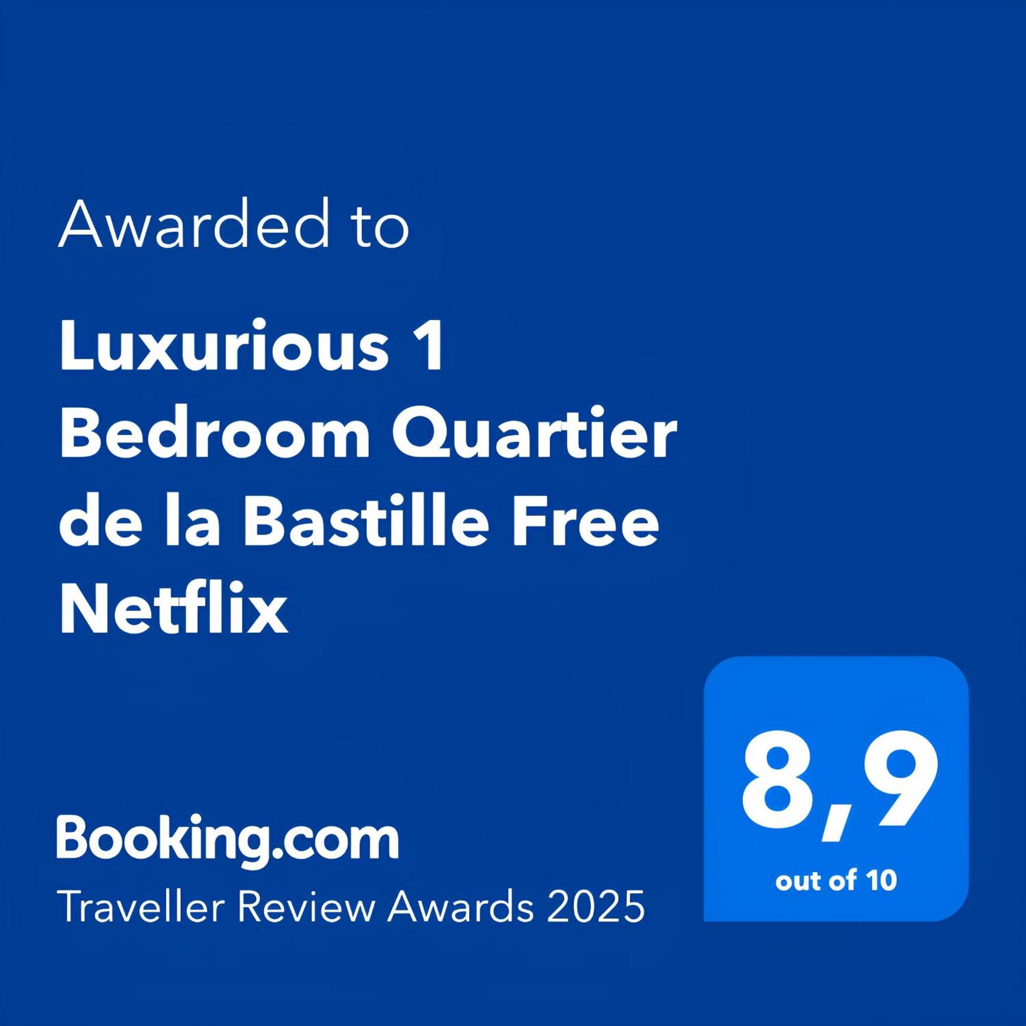 Luxurious 1 Bedroom Quartier De La Bastille Free Netflix Paris Ngoại thất bức ảnh